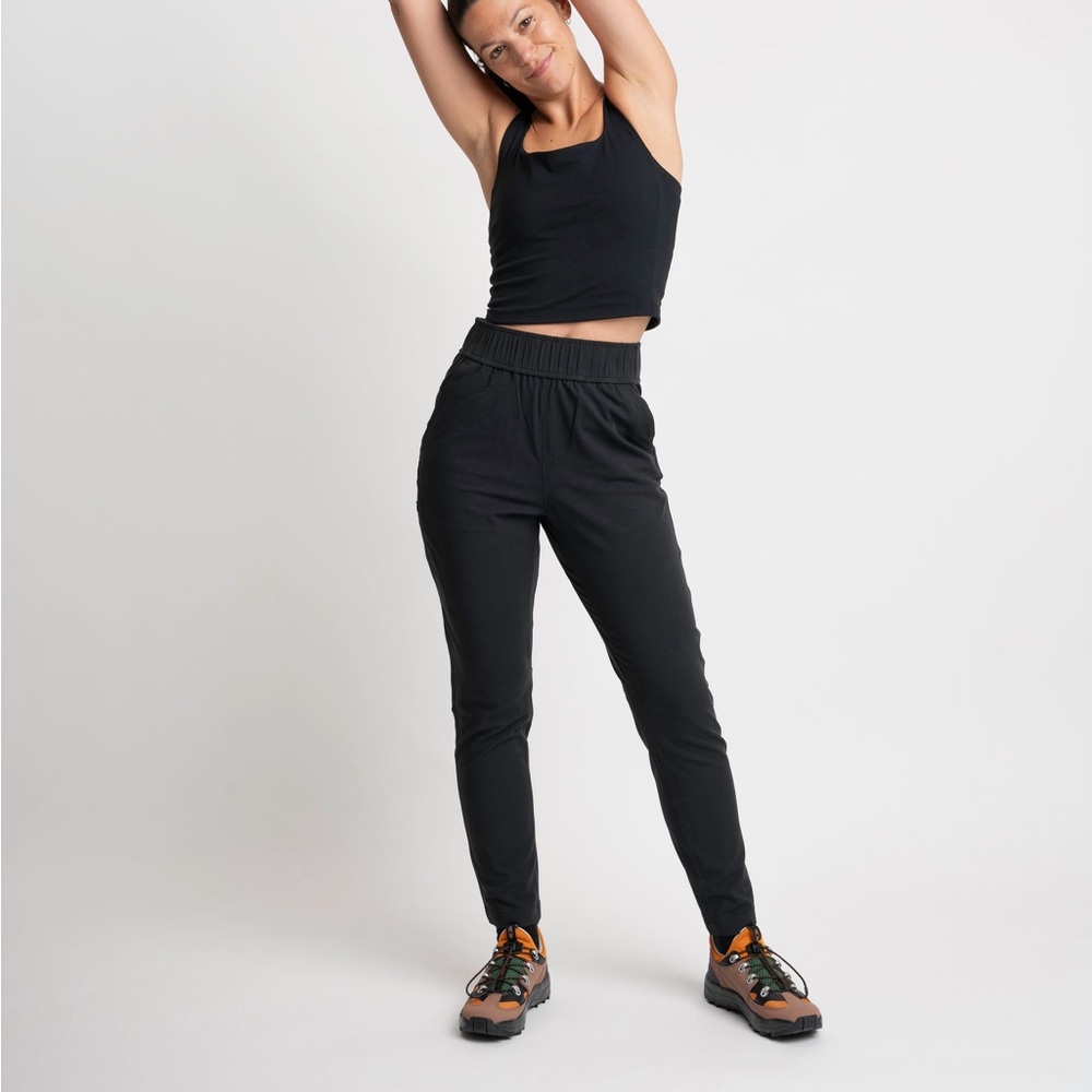 Straight Leg Black Women's Pants - Classic Everyday Fit